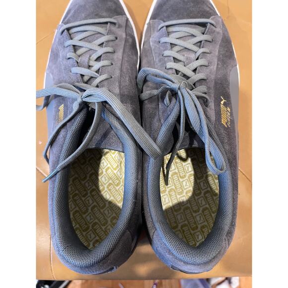 Puma Suede G Spike-less Golf Shoes Sneakers Lace up Golfer Performance Size 11.5 - Picture 8 of 10